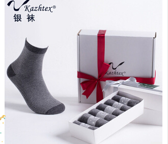2015銀纖維專利防臭襪 2色6雙外貿(mào)原單男盒裝襪子 熱銷產(chǎn)品襪子
